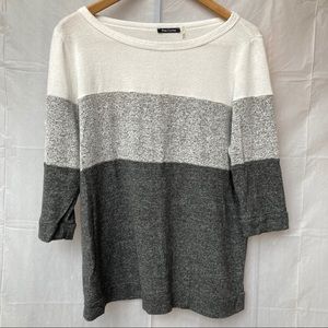 Long Sleeve Sweater - Soft, Shades of Gray